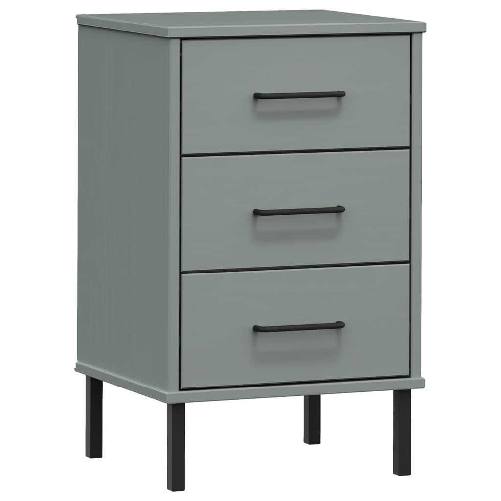 Nachttisch 40x35x64,5 cm Massives Kiefernholz