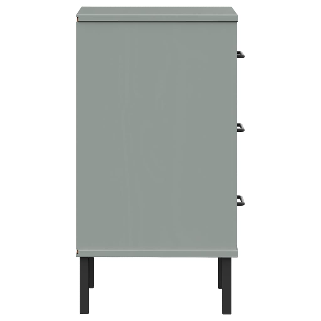 Nachttisch 40x35x64,5 cm Massives Kiefernholz