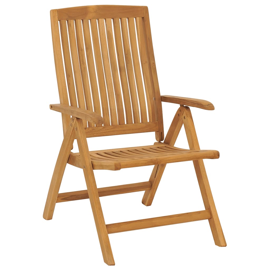 2er-Set Gartenstuhl Teakholz 50 cm