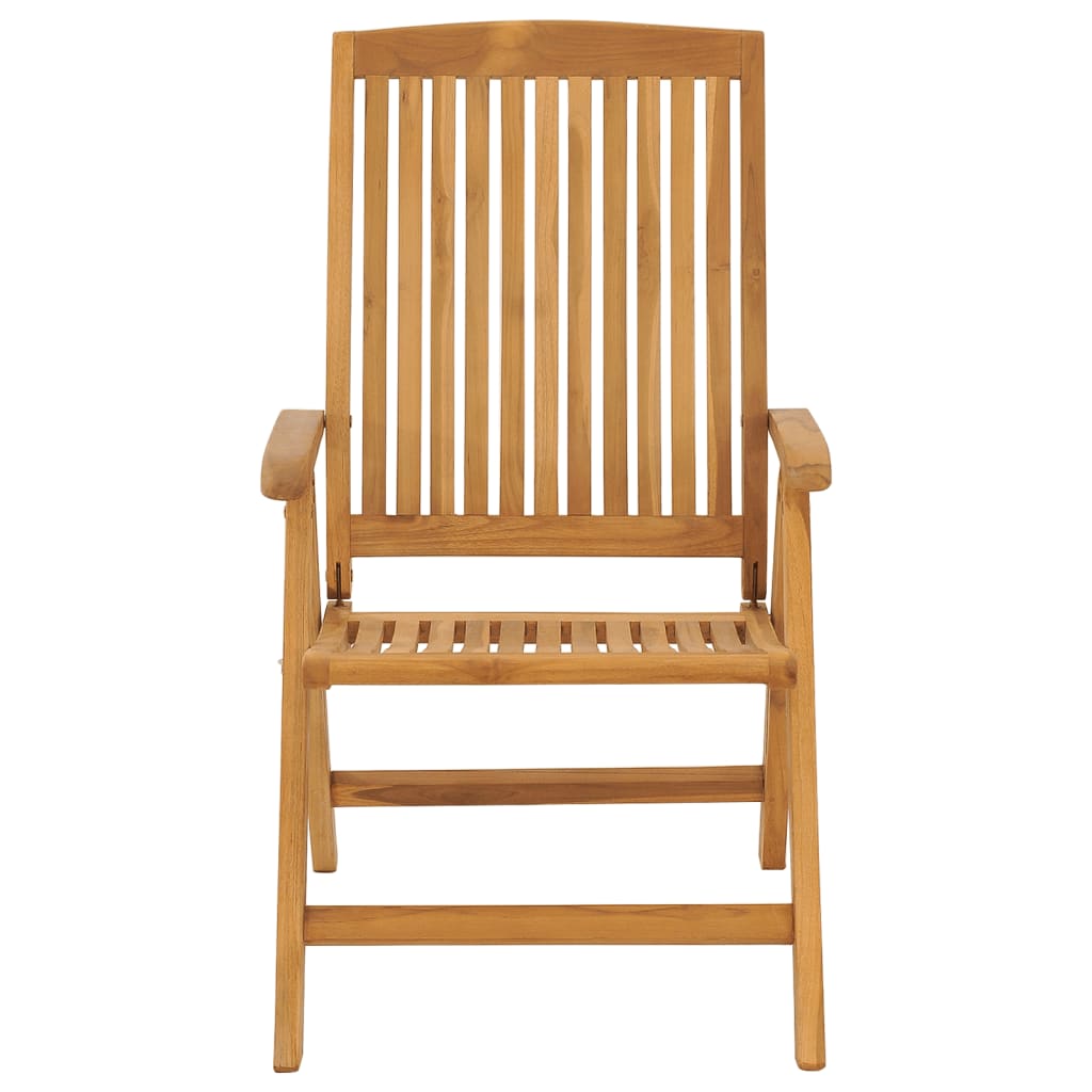 2er-Set Gartenstuhl Teakholz 50 cm