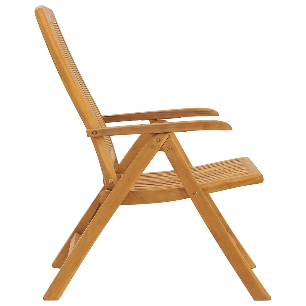 2er-Set Gartenstuhl Teakholz 50 cm