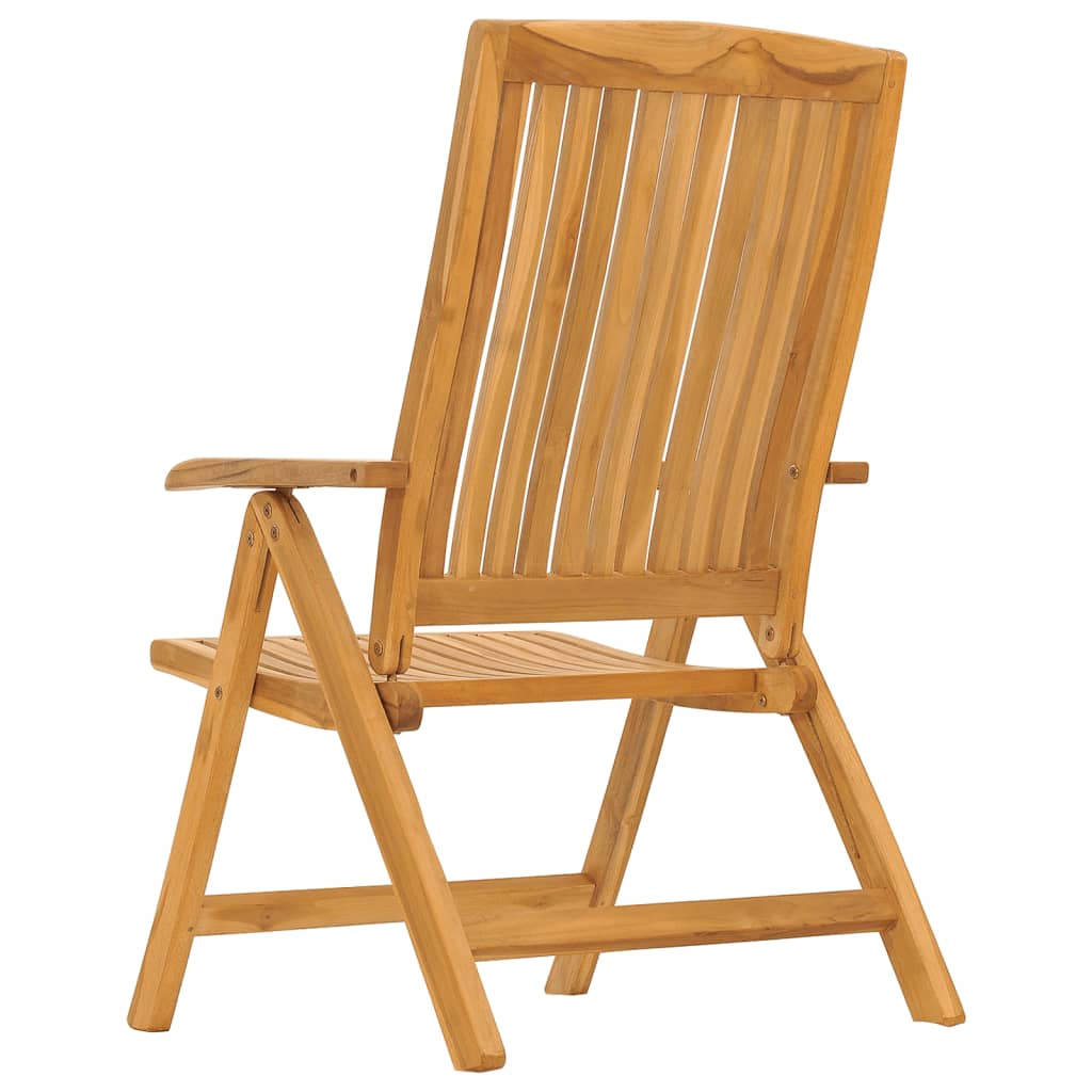 2er-Set Gartenstuhl Teakholz 50 cm