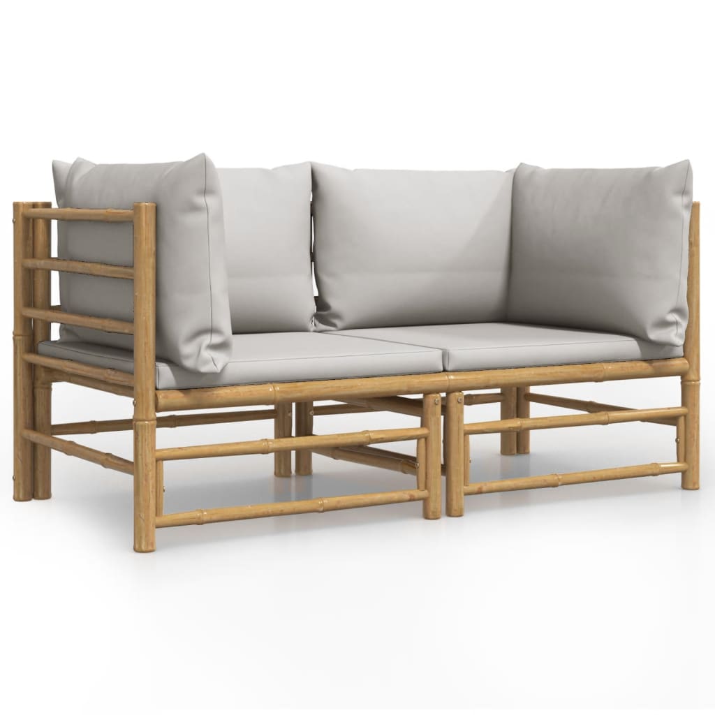 Gartensofa 138x69x65 cm Bambusholz