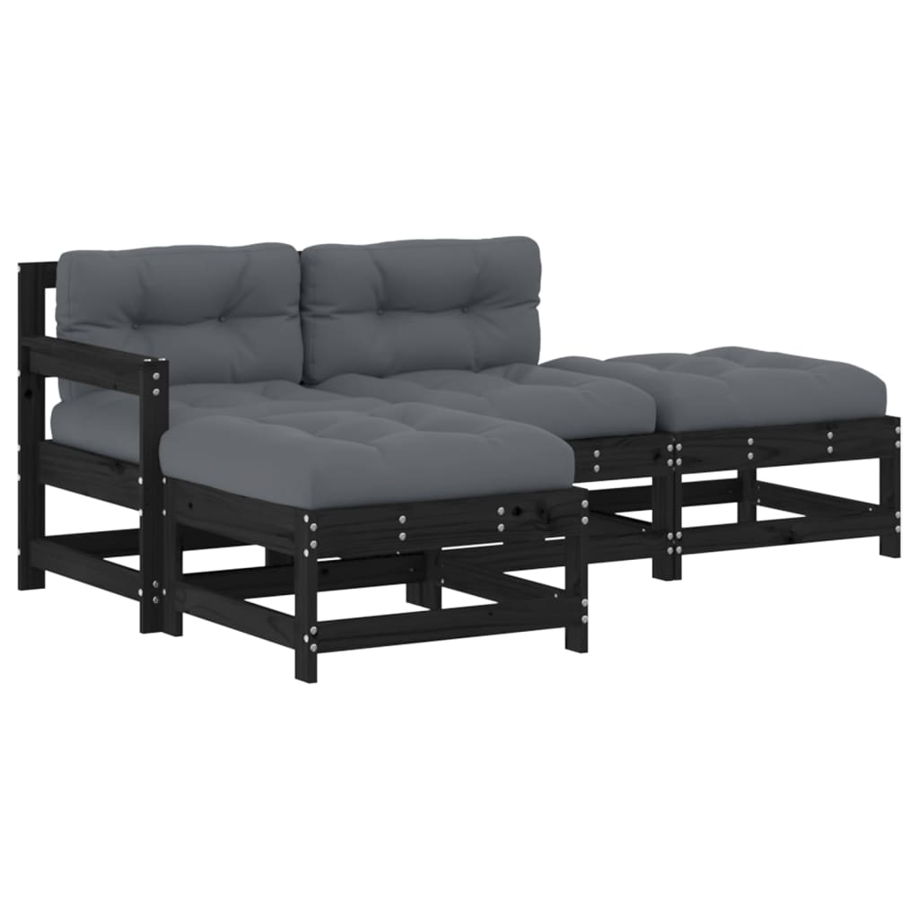 4-tlg. Garten-Lounge-Set